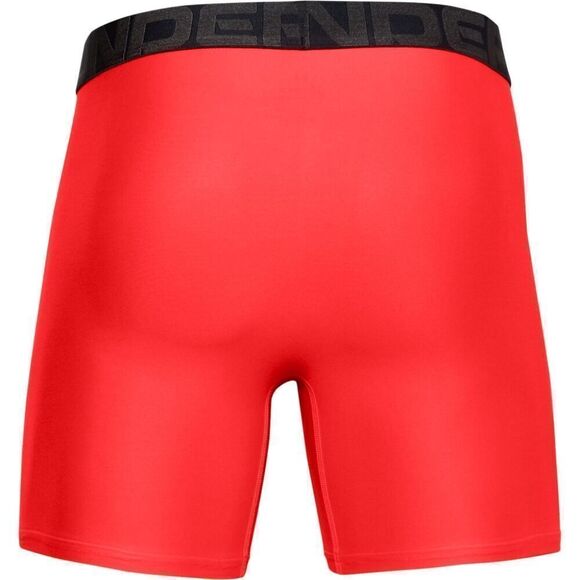 Under Armour 6 inch Tech Boxers Mens Size XL in‎ Red/black NWT in packaging - Picture 2 of 4